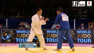 Judo Grand prix Almaty 2016: Askhat TELMANOV (KAZ) - Diyorbek UROZBOEV (UZB)