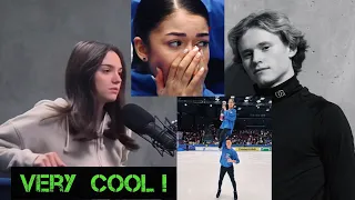 Evgenia Medvedeva explained the popularity of figure skating in Russia #AdeliaPetrosyan #4axel