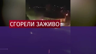 Крупный пожар произошел в общежитии Новороссийска