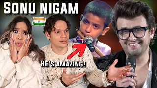 Waleska & Efra react to Sonu Nigam Performs With Flute Player Anirban 😲