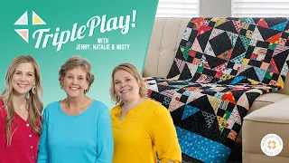 Triple Play: 3 NEW Jacob's Ladder Quilts with Jenny Doan of Missouri Star (Video Tutorial)