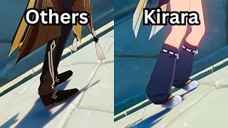 The attention to detail on Kirara's feet is on another level..