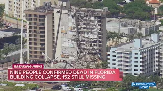 Mayor says search could take weeks in Florida building collapse with 9 dead and 152 missing