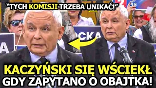 KACZYŃSKI AŻ CAŁY SIĘ TRZĄSŁ GDY USŁYSZAŁ TO NIEWYGODNE PYTANIE! NIE UWIERZYCIE CO ODPOWIEDZIAŁ!