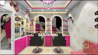 Beauty Parlour Interior Design 2022 | Parlour Design | Beauty Salon setup at low budget