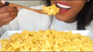 ASMR VEGAN MAC AND CHEESE  *Eating Sounds