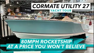 80mph rocketship at a price you won't believe | Cormate Utility 27 tour | Motor Boat & Yachting