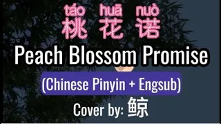 Peach Blossom Promise 桃花诺 Cover by 鲸 Chinese songs/ English lyrics with Chinese pinyin