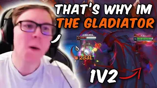 THEBAUSFFS FULL AD SION HARD CARRY 2V2 ARENA *INSANE ONESHOTS WITH CRIT*