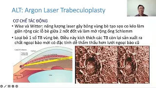 Bài giảng: Laser trong điều trị Glôcôm