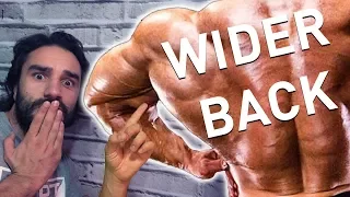 How to Get a WIDER BACK! (Lat Growth Tips)