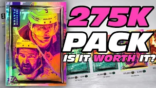 SPENDING 275K ON THE ELITE ULTIMATE PACK! IS IT WORTH IT? NHL 22 PACK OPENING + INSANE TEAM UPDATE!