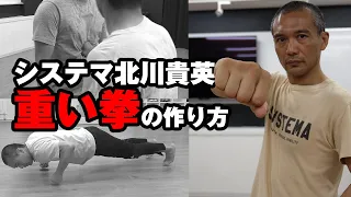 【システマ式寸勁】「重い拳とショートパンチの作り方」大公開!　システマ東京・北川貴英　Russian martial arts SYSTEMA  How to make "HEAVY FIST"?