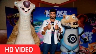 Interview With Arjun Kapoor For Film Ice Age Collision Course