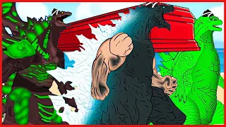 Evolution of GODZILLA EARTH HAND vs Evolution of SHIN GODZILLA - Coffin Dance Meme Song (COVER)