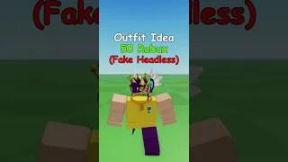 Making Roblox *CHEAP* Fake Headless Outfit Idea 💰