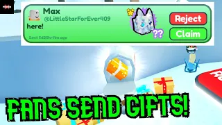 🎁 I Opened INSANE GIFTS From FANS In PET SIM X! (PART 2) | Roblox