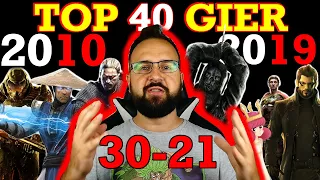 TOP40: Najlepsze gry PC z lat 2010-19 (30-21)