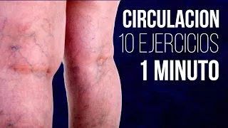 10 ejercicios para mejorar la circulación de las piernas en menos de 1 minuto #fisioterapiatualcance