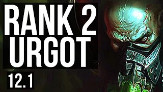 URGOT vs IRELIA (TOP) | Rank 2 Urgot, 10/2/6 | NA Challenger | 12.1