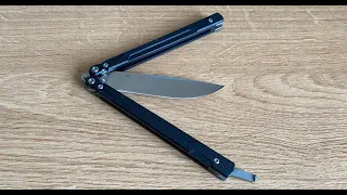 Ganzo G766 BK - A 440C, 58 g balisong from Ganzo - Presentation