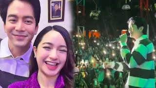 JOSHUA GARCIA AT JILLIAN WARD DINUMOG AT PINAGKAGULUHAN SA ISANG EVENT KANINA