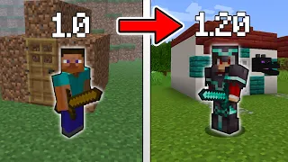 Paso Minecraft pero la Versión se Actualiza cada Día *EPICO*