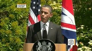 Obama's U.K. visit with Cameron