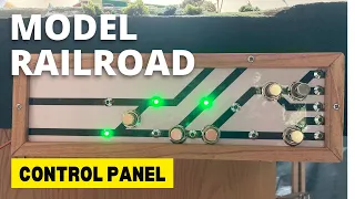 How to build a control panel for your model railroad #modelrailroad #arduinonano #controlpanel