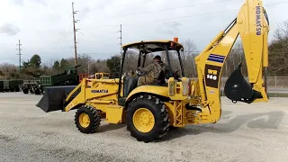 Komatsu WB146 backhoe C&C Equipment