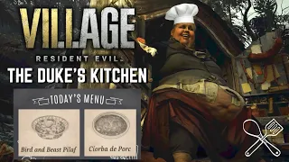 THE DUKE'S KITCHEN - Bird and Beast Pilaf & Ciorba de Porc | RESIDENT EVIL 8 VILLAGE (No Commentary)