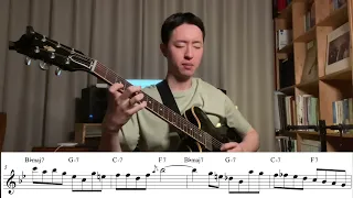 Bebop Licks on Rhythm Changes w/chart (Eternal Triangle Transcription)