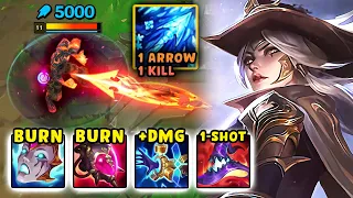 Ashe Jungle but my arrows can one shot you! (New AP Ashe Burn Build)