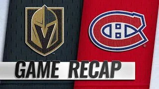 Shaw, Kotkaniemi lift Habs to 5-4 win over Knights