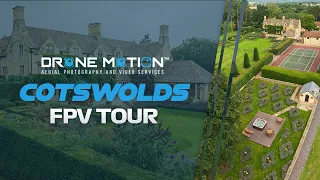 FPV: Mansion Garden Tour: Cotswolds, UK