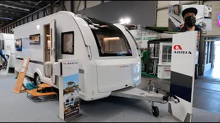 Adria Adora 542 UL caravan travel trailer new model RV Camper walkaround and interior K406