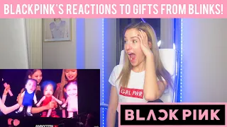 BLACKPINK'S CUTE REACTIONS TO BLINKS' GIFTS | REACTION!