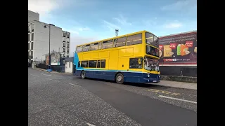 Ex Dublin Bus ALX 400s AV125 , AV163 & AX533 in Belfast City Centre.