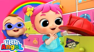 Princess Jill Wants to Tidy Up! | Jill's Playtime | Little Angel Kids Songs & Nursery Rhymes