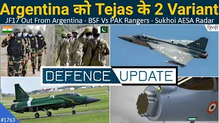 Defence Updates #1763 - JF17 Out From Argentina, BSF-PAK Rangers Ceasefire, China Drone Over Taiwan