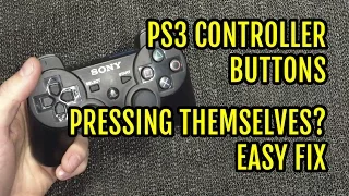 PS3 controller buttons pressing themselves fix