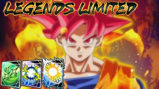 LF Super Saiyan God Goku Concept - Dragon Ball Legends