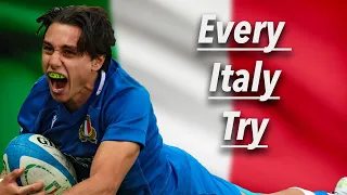Every Italy Rugby Try since the 2019 Rugby World Cup