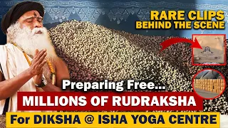 🔴BEHIND THE SCENE Preparing Millions Of Rudraksha for RUDRAKSHA DIKSHA 2023 | Sadhguru