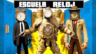 ENTRO EN LA ESCUELA DE CLOCKMAN EN GTA 5 !! (Skibidi Toilet mod)