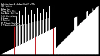 *SEIZURE WARNING* Over 70 Sorting Algorithms in Under an Hour - "Quicksort Killer" Input