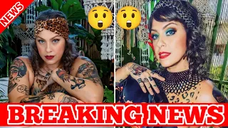 American Pickers Danielle Colby goes totally topless except for tiny pasties & reveals chest tattoos