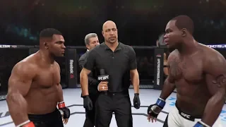 Mike Tyson vs. Ovince Saint Preux (EA Sports UFC 2) - CPU vs. CPU 🥊