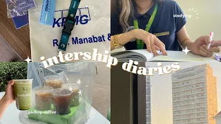 days in my life as an audit intern at KPMG | internship diaries 👩‍💻🌤️🍵