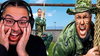 Beta Squad - We Survived 24 Hours In Military Combat School | REACTION
